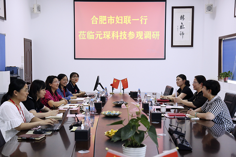 合肥市妇联第一调研组赴旋乐吧科技调研指导